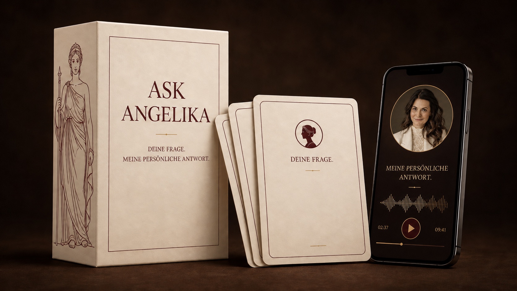 Produktübersicht von Ask Angelika mit persönlicher Audio-Antwort